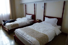 Our room in the Crown Inn Hotel