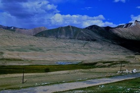 Tajik Nomad Villages Toward the Border