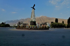 The Eagle in Tashkorgan Main Square
