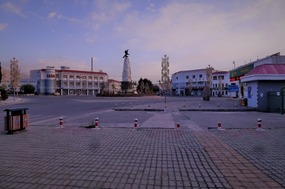 Tashkorgan Centre at Dawn