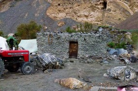 Farmer's Summer House Along the Shimshal Road