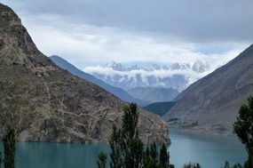 Gorgeous Scenery Looking Over Lake Attabad