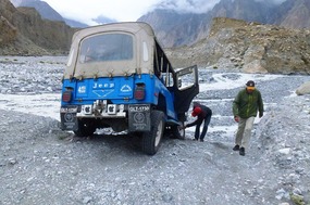 Our Jeep is Jammed 