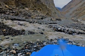 The Glacier Washed Shimshal Road