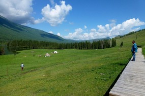 We Leave Sabir at the Kazakh Nomads' Camp