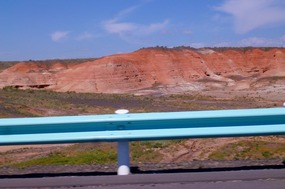 Unusual Red Outcrops Outside of Karamay