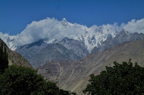 Glorious Ultar Peak From Nagyr
