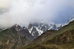 Ominous Clouds Shrouding Lady Finger Peak - 2011
