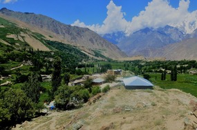 Splendid Views From a Cafe at Nagyr