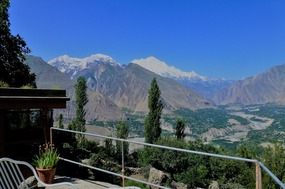 Views of Rakaposhi From the Hotel Terrace