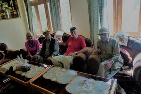 With Ishaq's Family at Their House, 2016