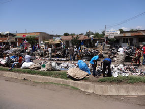 The everyday market in Arusha