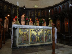 Church altar is former site of whipping tree