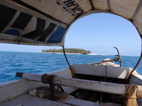 On our way to Prison Island