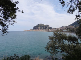 Cefalu with La Rocca in all its glory