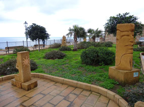 Beautiful park and sculpture garden in Finale