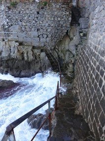 The path can be wet