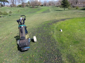 Volcano golf on the flanks of Mt. Etna