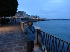 Walking the sea wall