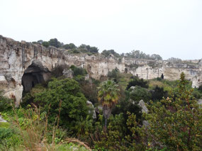 The quarry at Siracusa site