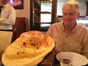 Craig contemplates the bread course