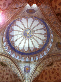 Dome in the blue Mosque