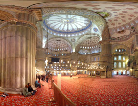 Inside the Blue Mosque