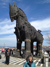 Front end of Trojan Horse from the movie 