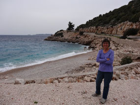 On the road to Kas and thinking about a beer