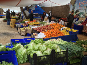 First stop, Friday market