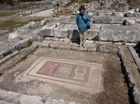 Mosaic in Temple of Apollo