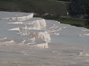 Natural calcium carbonate terraces of Pamukkale