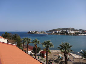 View from our balcony in Datca