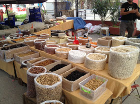 Scenes from the market in Kusadasi