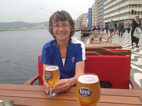 On to Izmir and an Efes on the waterfront