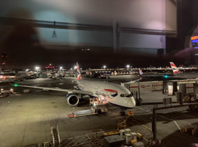Our noble steed for the flight to Israel
