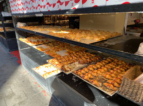 Breakfast bar on the street