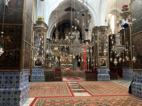 Inside the Armenian Church of St. James