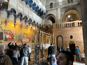 Inside the Church of the Holy Sepulchre