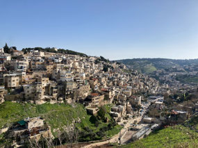 Palestinian neighborhood adjacent to Mt. of Olives