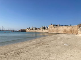 Akko walls from the Horses Beach