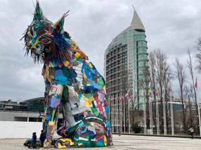The Iberian Lynx (cat) at Park of the Nations
