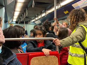 Field trip on the Metro