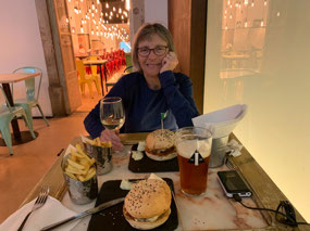 Happy diner