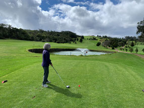 Over the pot pond