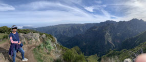 Contemplating the mountains