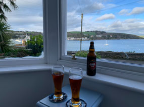 Cocktail hour at the bay window
