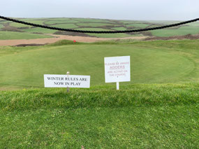 Wind, hills, blind shots and . . . adders?