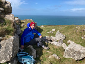 Lunch out of the wind, sort of