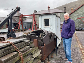 The outhouse-looking thing is actually the caboose